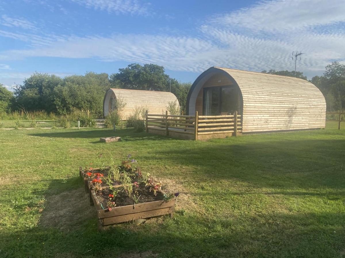 1-Bed Pod Cabin In Beautiful Surroundings 렉섬 외부 사진